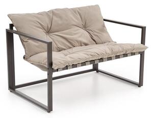 Mobilier de grădină Shadx (Negru + cappuccino). 1049551