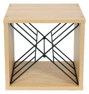 Raft pentru sticle de vin în culoare naturală cu aspect de lemn de frasin număr de sticle 12 36,5x36x29 cm Macon – Compactor