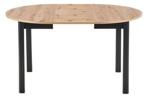 Masă de sufragerie extensibilă 102-142 cm Ralllon (negru) (pentru 4 6 persoane). 1048881