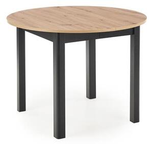 Masă de sufragerie extensibilă 102-142 cm Ralllon (negru) (pentru 4 6 persoane). 1048881