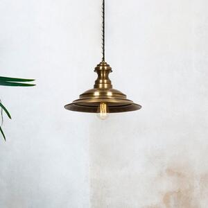 Lampă suspendată Sivani MR-637, auriu antic, metal, Ø 39 cm