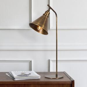 Sivani MR-610 lampă de masă, aur antic, metal, înălțime 50 cm