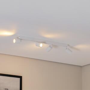 Spot de plafon de top, alb, 83 cm, 4 becuri, metal, GU10
