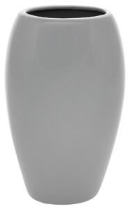 Vază ceramică Jar1, 14 x 24 x 10 cm, gri