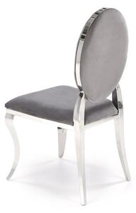 Scaun sufragerie Regino (gri + argintiu). 1123670