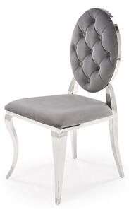 Scaun sufragerie Regino (gri + argintiu). 1123670