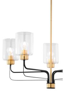 Jupiter 1882 - Candelabru pe tijă CERES 5xE27/15W/230V auriu/negru