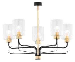 Jupiter 1882 - Candelabru pe tijă CERES 5xE27/15W/230V auriu/negru
