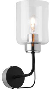 Aplica de perete CERES Jupiter 1885 1xE27/15W/230V crom mat/negru