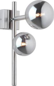 Jupiter 1903 - Aplica de perete NEPTUN, 2xG9/14W/230V, crom mat/gri fumuriu