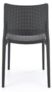 Scaun K514, negru, polipropilena, 42x55x79 cm