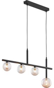 Jupiter 1905 - Lustră suspendată NEPTUN 4xG9/14W/230V, neagră