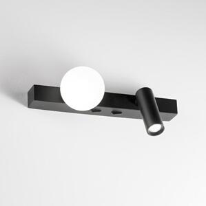 Ideal Lux - Aplica LED de perete BINOMIO 2xLED/3W/230V CRI 90 neagră