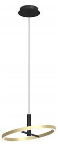 Wofi 6016-104L - Lustru LED reglabil, suspendat pe cablu BREST LED/19W/230V negru/auriu