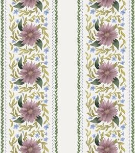 Tapet Dungi florale verticale în tonuri de albastru-lila, Tapet flori, a00809 : Uwalls.ro