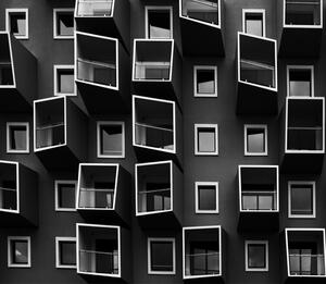 Fotografie Living in Boxes, Kent Mathiesen