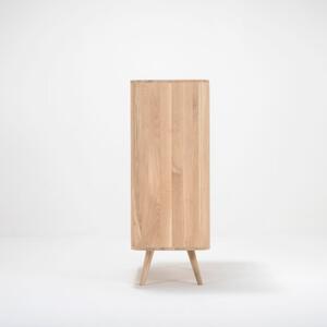Dulap din lemn de stejar Gazzda Ena, 90 x 110 cm
