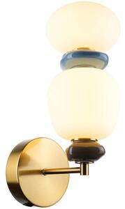 ITALUX WL-94981-1B-GD - Aplica de perete EVANS LED/12W/230V 3000K aurie