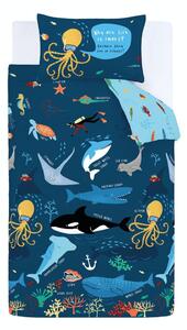Lenjerie de pat pentru copii 200x135 cm Ocean Life - Catherine Lansfield