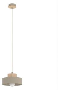 Pendul pe cablu KIVI 1xE27/15W/230V bej