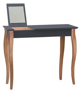 Masă de toaletă cu oglindă Ragaba Dressing Table, lungime 105 cm, gri grafit
