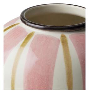 Vază din ceramică alb-roz ø 16 cm Canvas - Kähler Design
