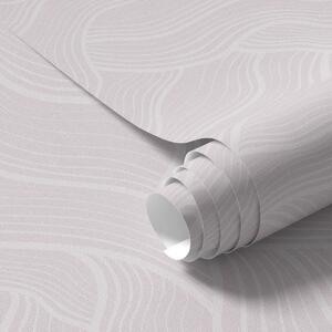 Tapet Fundal roz pastel cu linii ondulate, Tapet abstract, a00682v3 : Uwalls.ro