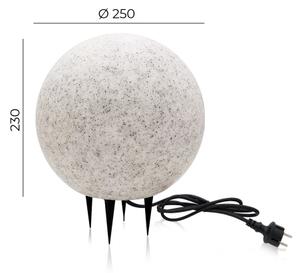 Corp de iluminat decorativ de exterior GARDEN BALL 1xE27/40W/230V IP65 d. 25 cm