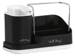 Set de spălat vase negru Vialli Design