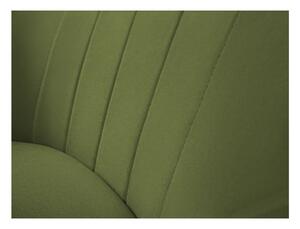 Fotoliu cu tapițerie din catifea Mazzin Sofas Toscane, verde