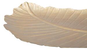 Decorațiune Mauro Ferretti Leaf, 35,5 x 23 cm, auriu
