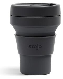 Cană de călătorie pliabilă Stojo Pocket Cup Carbon, 355 ml, gri antracit