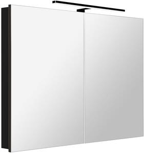 Sapho Greta dulap 101x14.2x70 cm cu oglindă negru GT105-0035