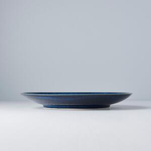 Farfurie din ceramică MIJ Copper Swirl, ø 25 cm, albastru