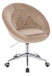 HR8516CK Scaun Latte din Catifea