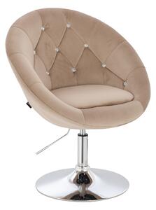 HR8516CN Scaun Latte din Catifea