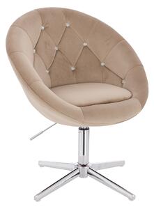 HR8516CCROSS Scaun Latte din Catifea