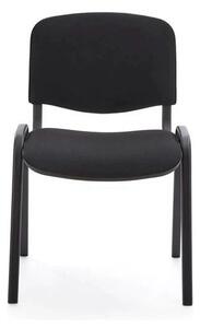 Scaun ISO, negru, stofa, 53x55x82 cm