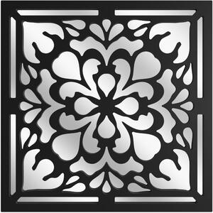 Styler Ornament oglindă 50x50 cm pătrat negru LU-12337