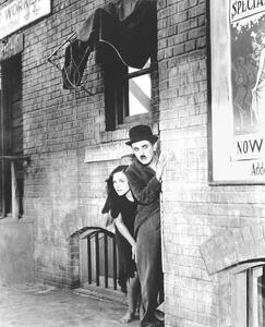 Fotografie de artă Charlie Chaplin, Paulette Goddard, 1936, (35 x 40 cm)