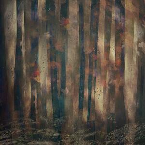 Ilustrație Forest abstract, Nel Talen, (40 x 40 cm)