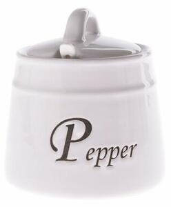 Doză de ceramică pentru piper Pepper cu linguriță,430 ml