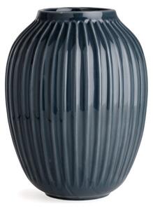 Vază din gresie Kähler Design Hammershoi, înălțime 25 cm, gri antracit