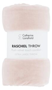 Cuvertură roz 200x240 cm Raschel – Catherine Lansfield