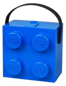 Cutie depozitare LEGO® cu mâner, albastru
