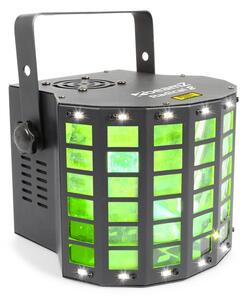 Beamz RADICAL 2, efecte 3în1, 4 x 3W LED RGBW, LASER roșu / verde, 4 canale DMX