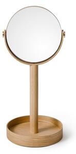 Oglindă cosmetică cu suport din lemn Wireworks Magnify