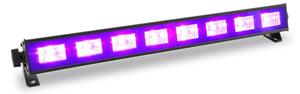 Beamz BUV93, Led bar, lumină neagră, șină luminoasă cu comutator, 8 x 3 W, led UV