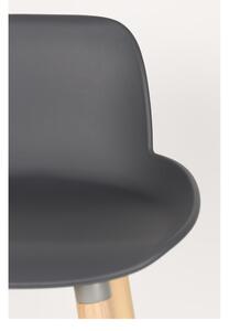 Set 2 scaune bar Zuiver Albert Kuip, înălțime scaun 75 cm, gri închis