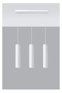 Lustră Nice Lamps Castro 3, alb
